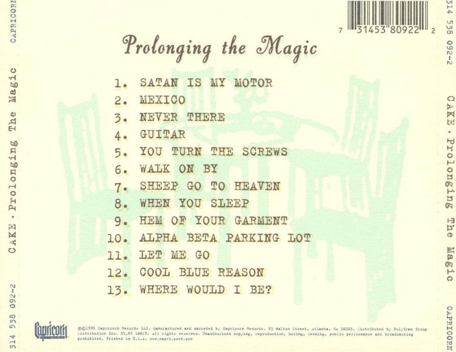 Album Back Cover