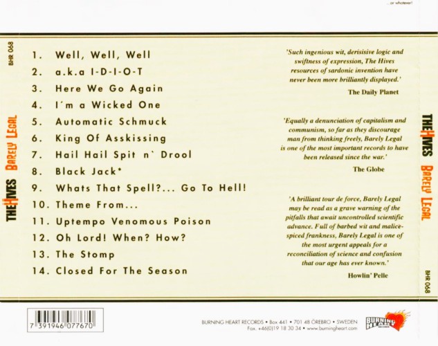 Album Back Cover