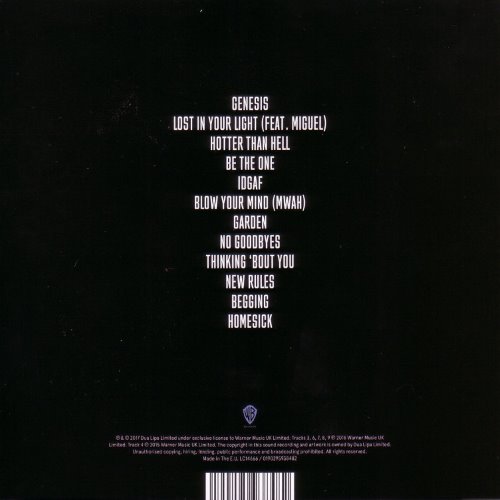 Album Back Cover