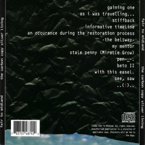 Album Back Cover