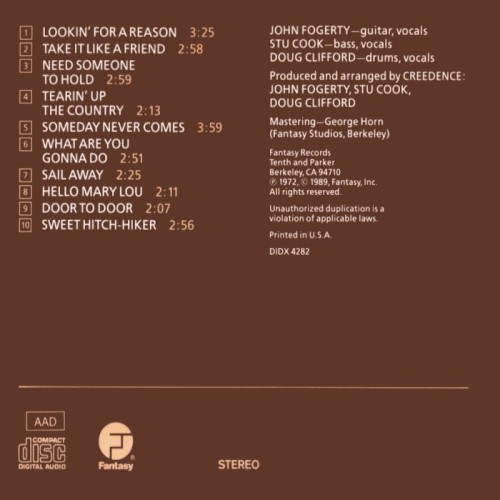 Album Back Cover