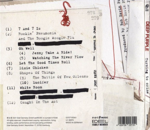 Album Back Cover