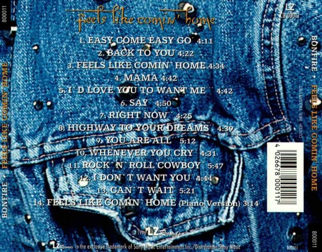 Album Back Cover