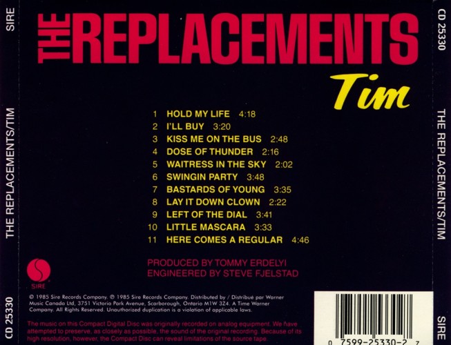 Album Back Cover