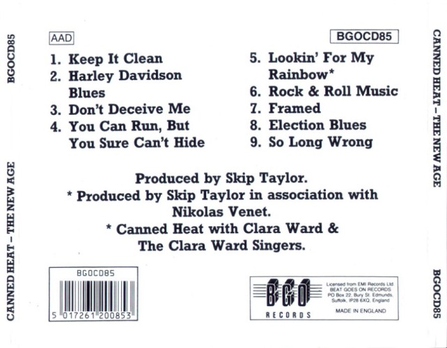 Album Back Cover