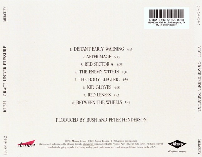 Album Back Cover