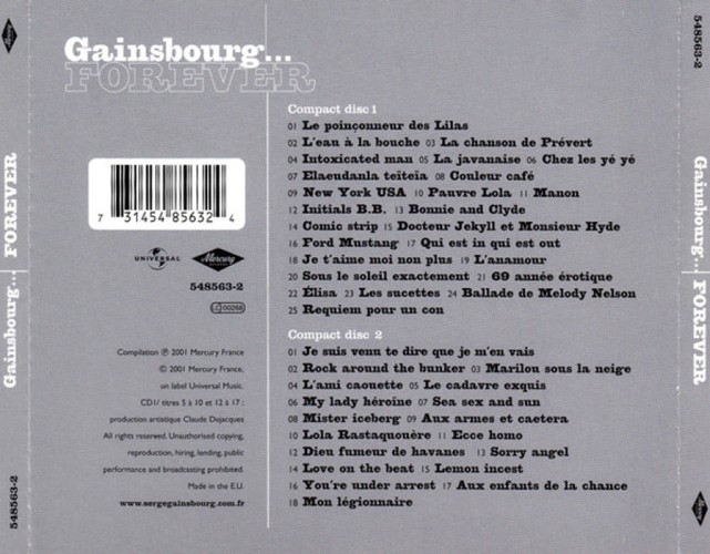Album Back Cover