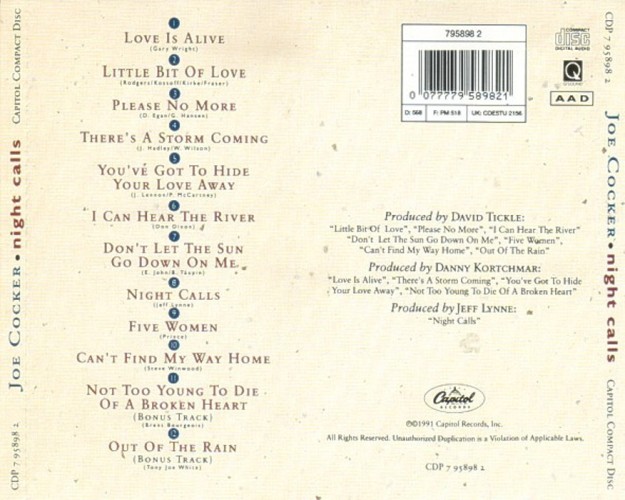 Album Back Cover