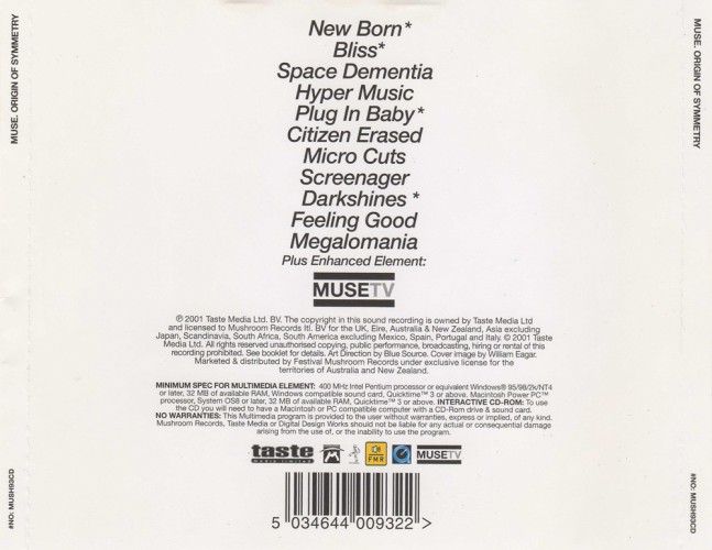 Album Back Cover
