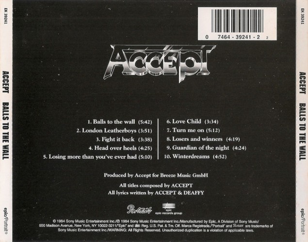 Album Back Cover