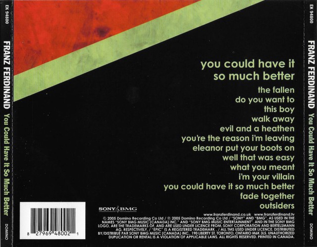 Album Back Cover