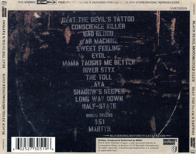 Album Back Cover
