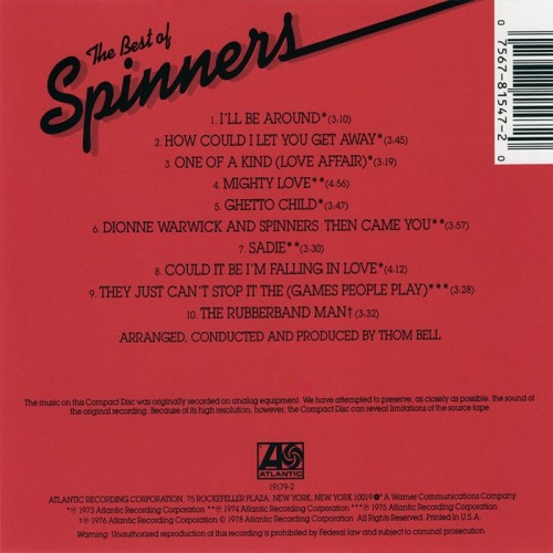 Album Back Cover