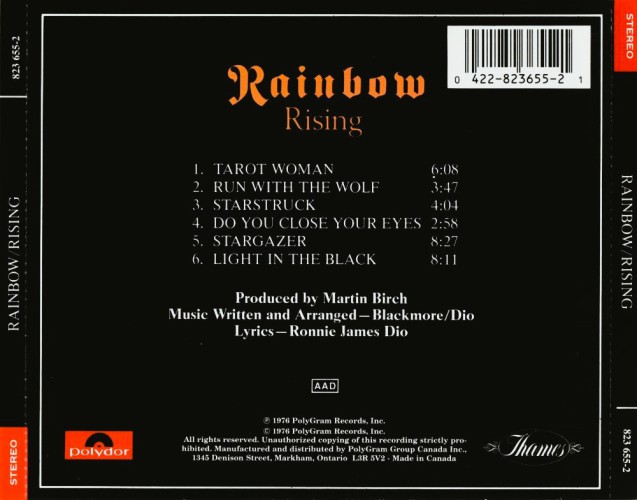Album Back Cover