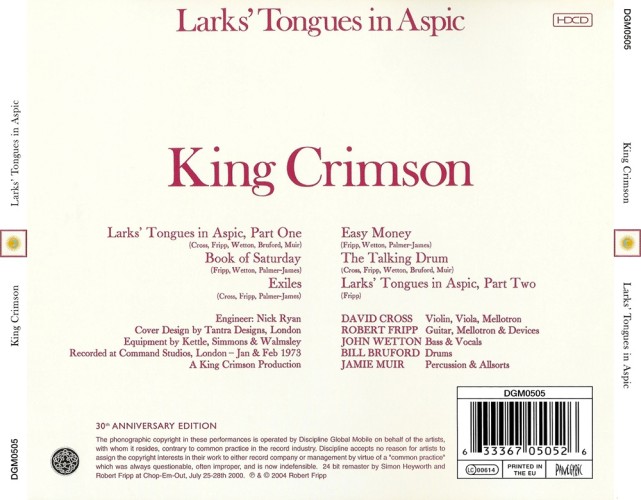 Album Back Cover