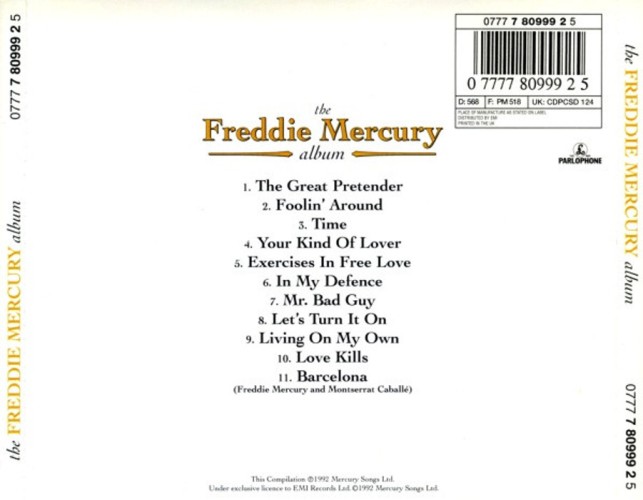 Album Back Cover