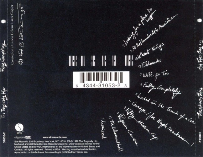 Album Back Cover