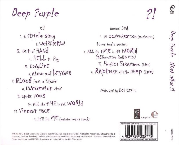 Album Back Cover
