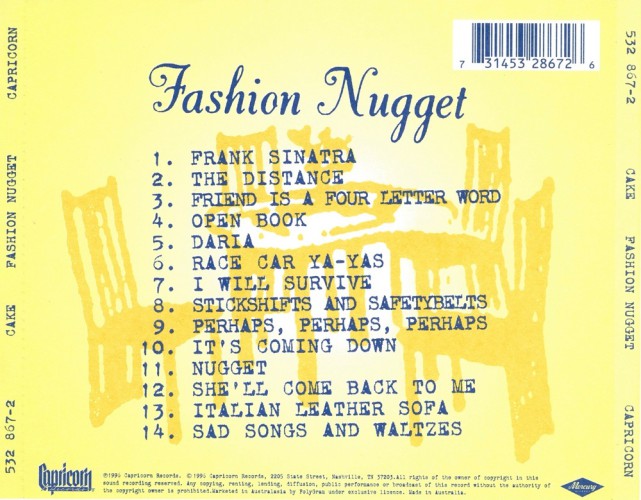 Album Back Cover