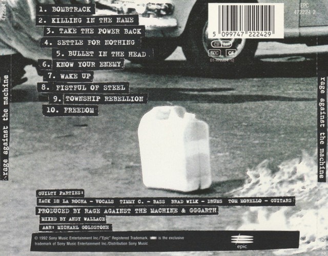 Album Back Cover