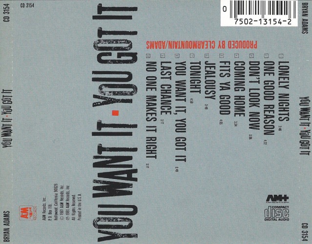 Album Back Cover