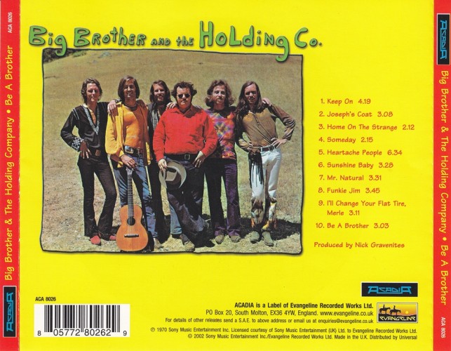 Album Back Cover