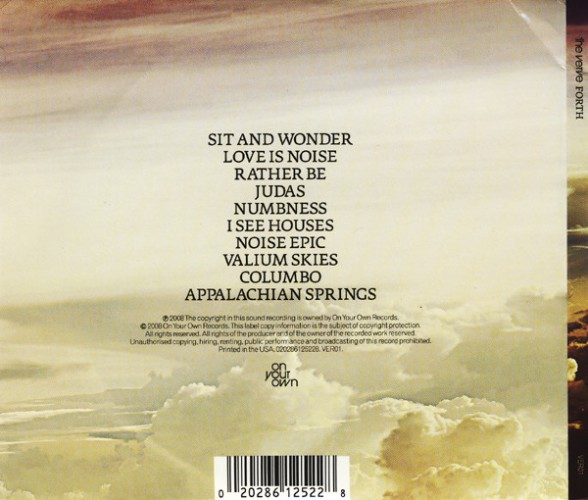 Album Back Cover