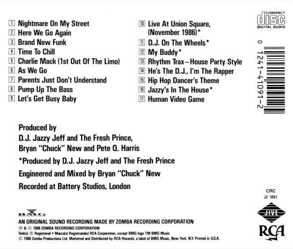Album Back Cover