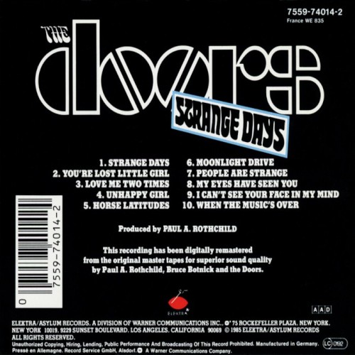 Album Back Cover