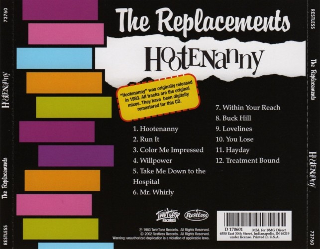 Album Back Cover