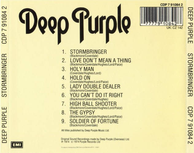 Album Back Cover