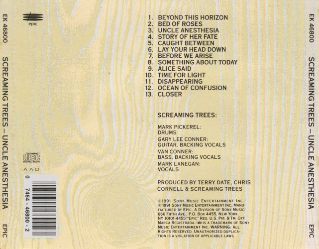 Album Back Cover