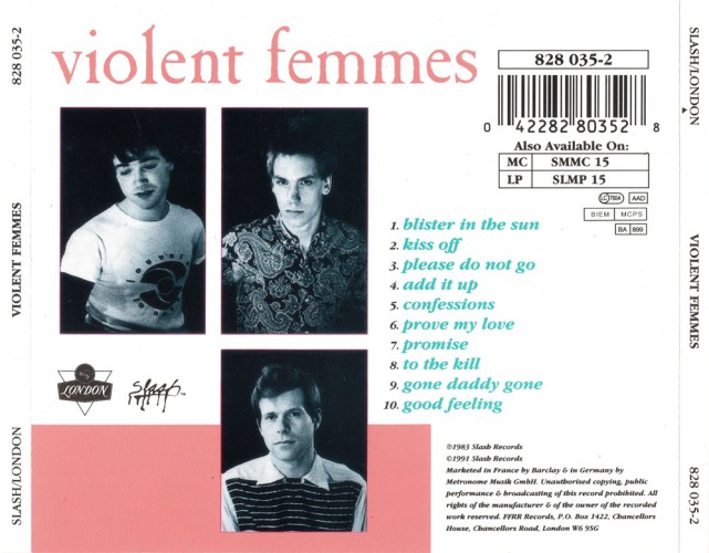 Album Back Cover