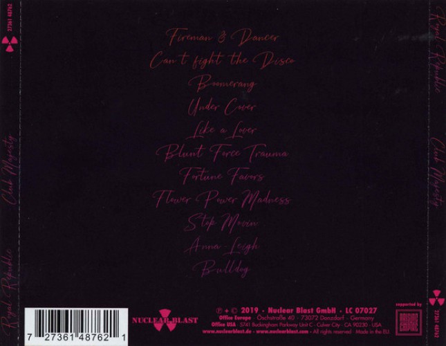 Album Back Cover