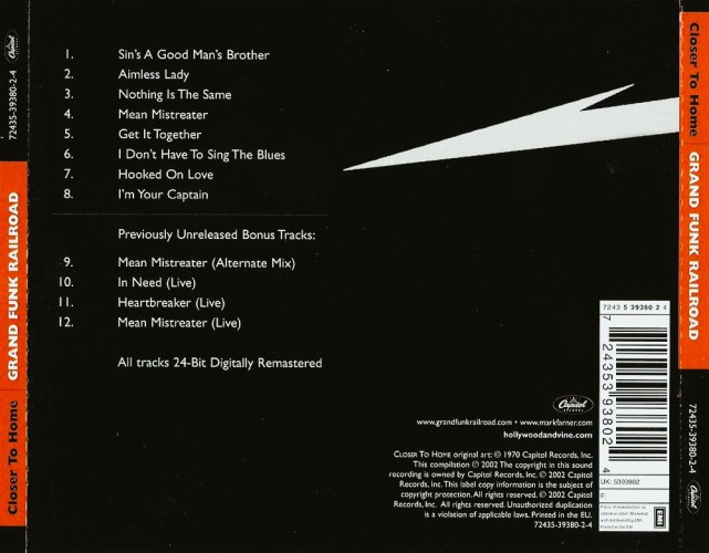 Album Back Cover