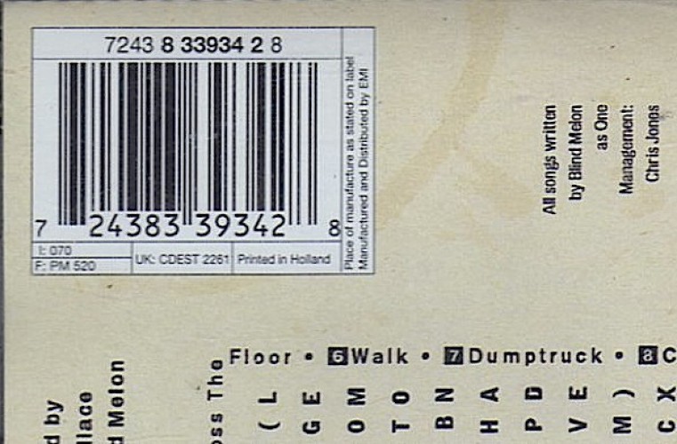 Album Back Cover