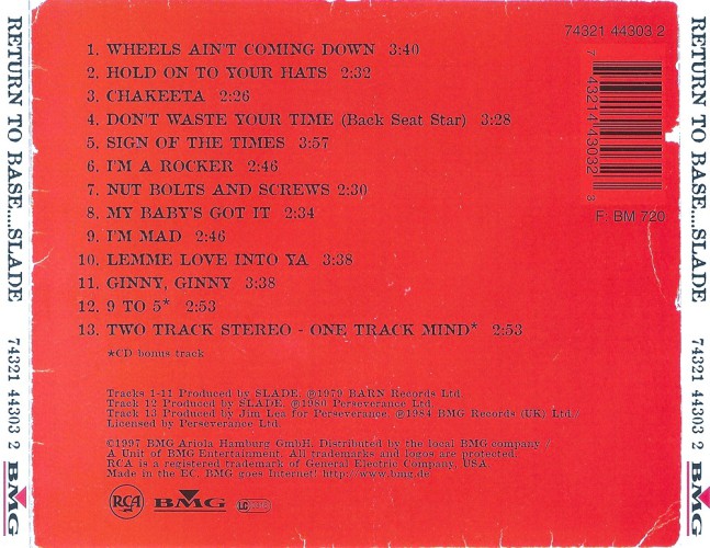 Album Back Cover