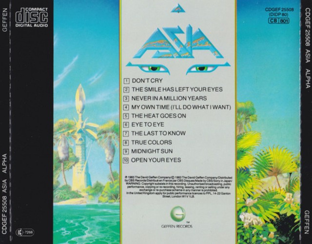 Album Back Cover