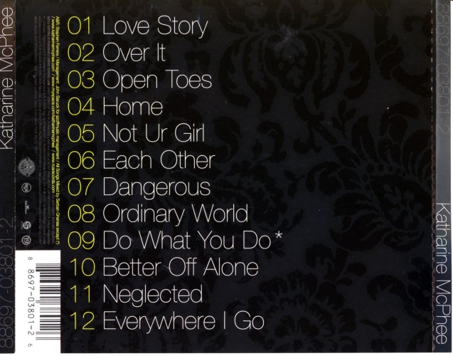 Album Back Cover