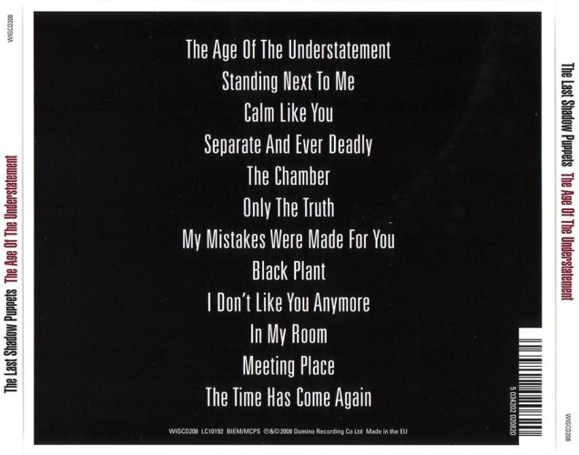 Album Back Cover