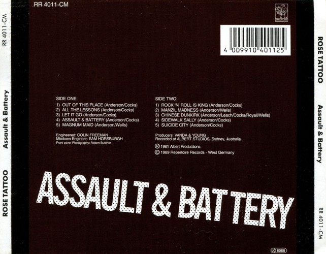 Album Back Cover