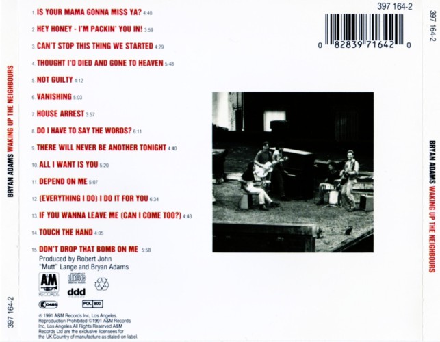 Album Back Cover