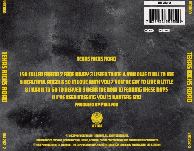 Album Back Cover