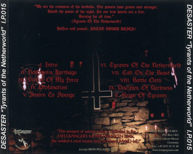 Album Back Cover