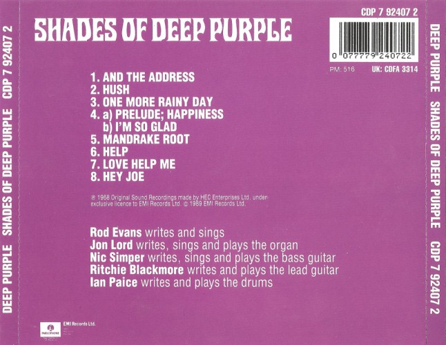 Album Back Cover