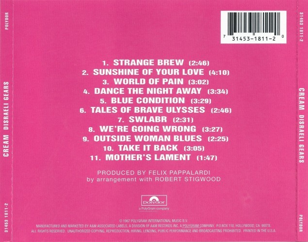 Album Back Cover