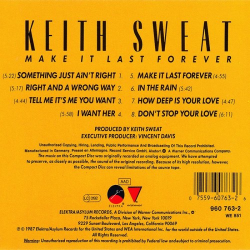Album Back Cover