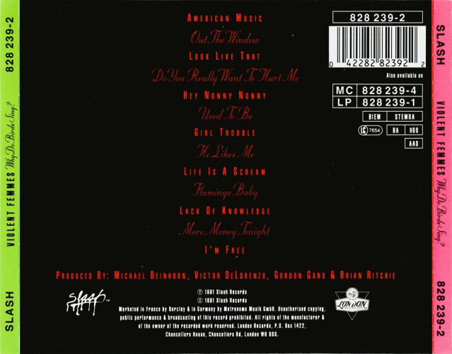 Album Back Cover