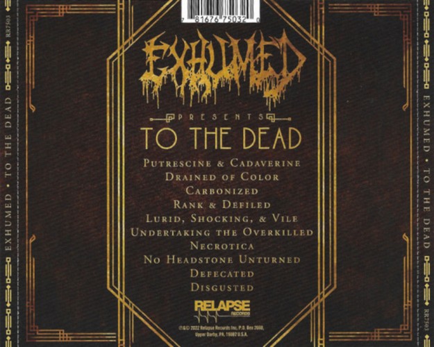 Album Back Cover