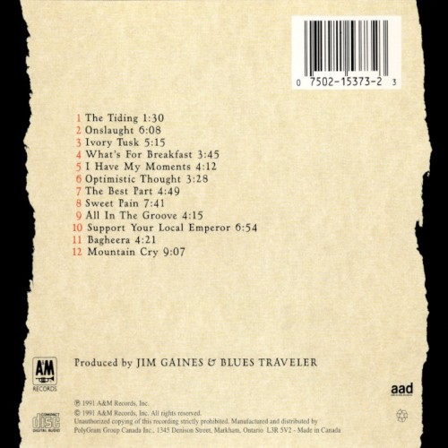 Album Back Cover